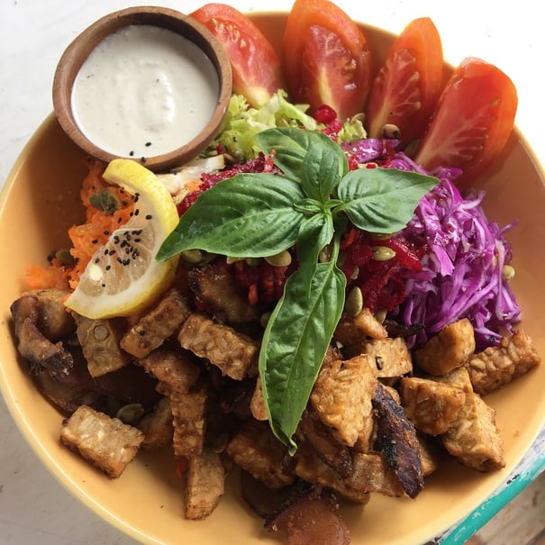 Vegan plant based Buddha bowl